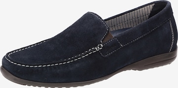 Mocassin SIOUX en bleu : devant