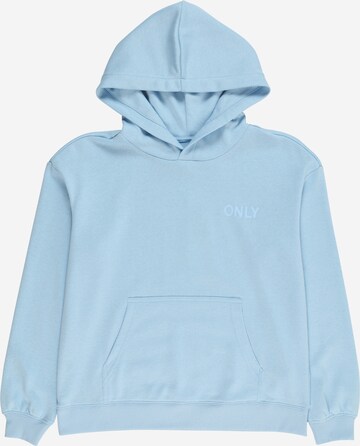 KIDS ONLY Sweatshirt 'Never' in Blauw: voorkant