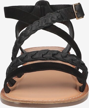 Kickers Strap Sandals in Black