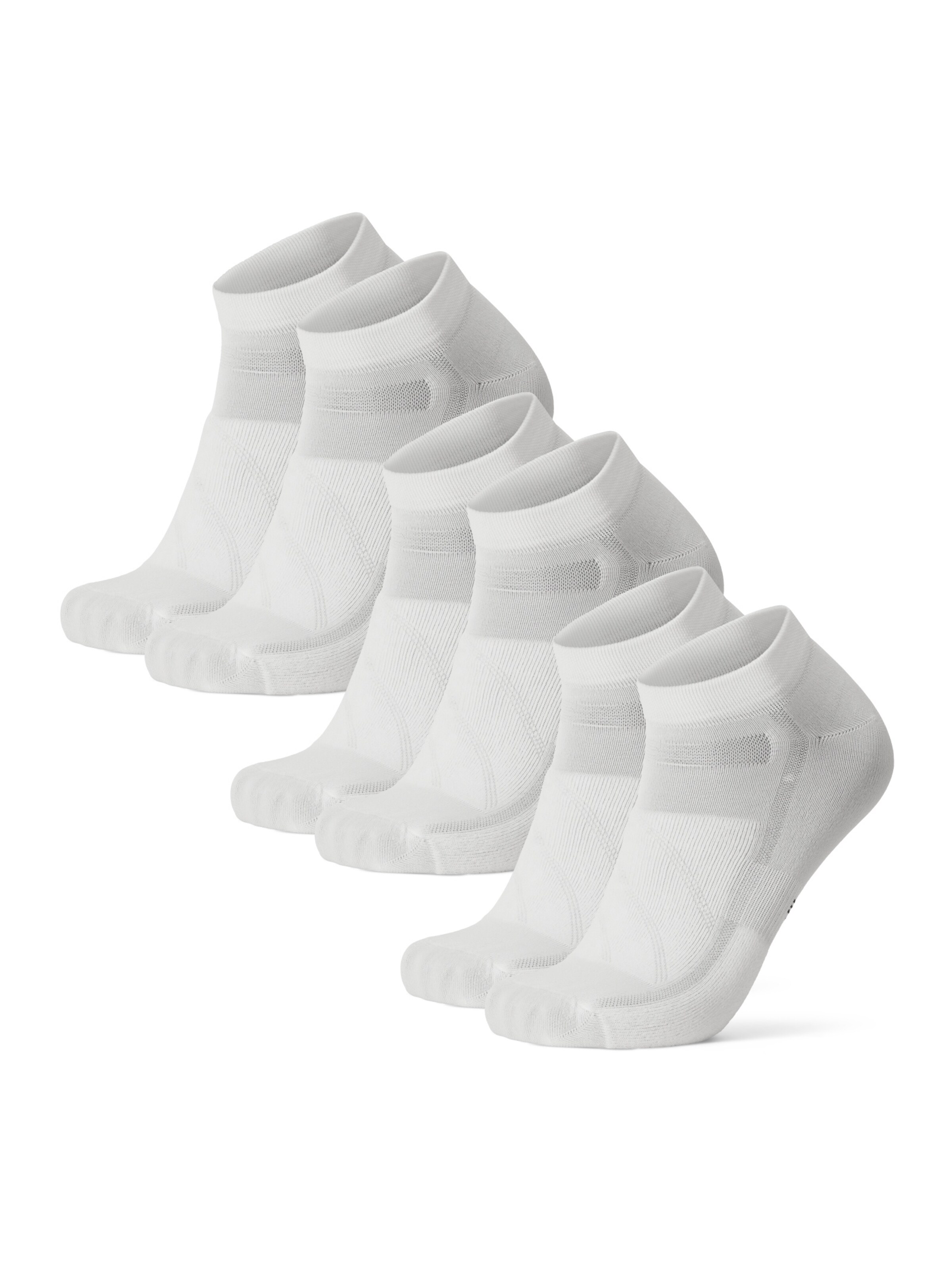 DANISH ENDURANCE Sportsokken 'Aero Cycling Low-Cut' in Wit: voorkant