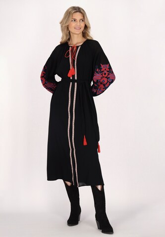 usha FESTIVAL Shirt dress in Black
