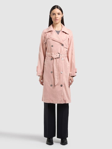 Manteau mi-saison 'ENZA' khujo en rose