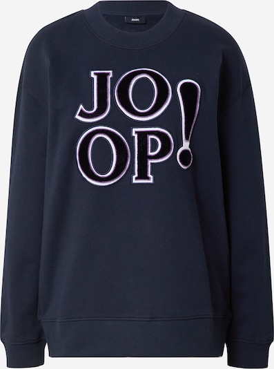 JOOP! Sweatshirt in navy / dunkellila / weiß, Produktansicht