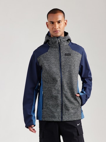 ICEPEAK - Casaco outdoor 'BEEDEVILLE' em azul: frente