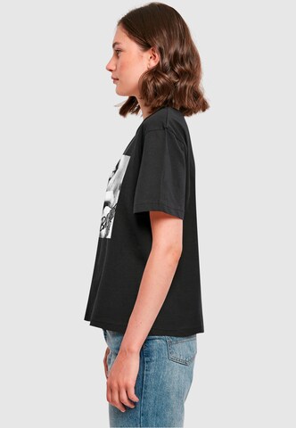 Mister Tee Shirt 'Lip Tattoo' in Black