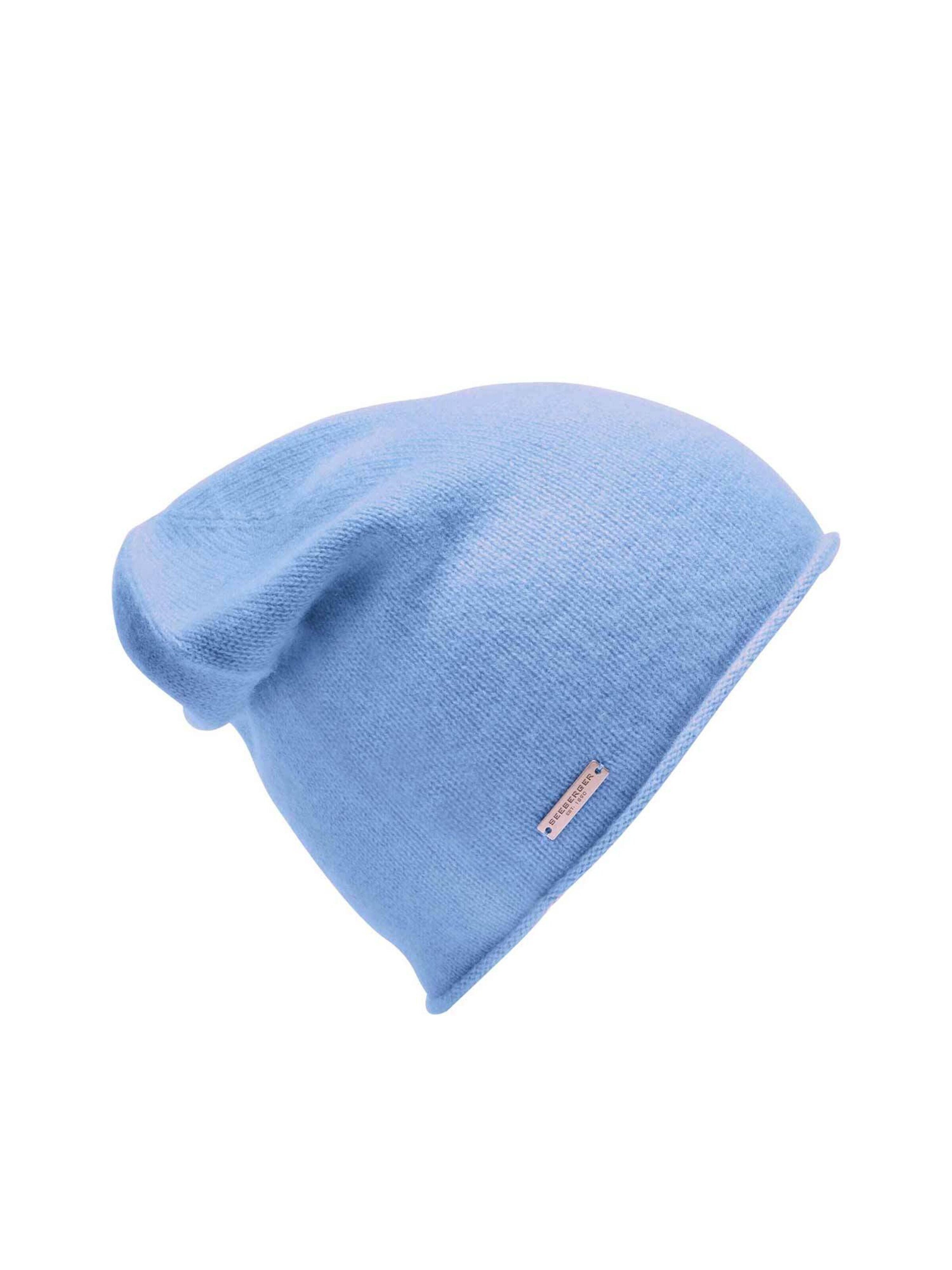 Seeberger Beanie 'Mütze' in Blue: front