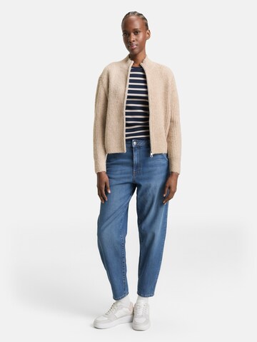 TOM TAILOR DENIM Knit Cardigan in Beige