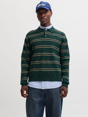 Pull-over 'JORATOCHA' JACK & JONES en vert : devant