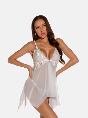 ORGANZA Lingerie Negligée in Weiß