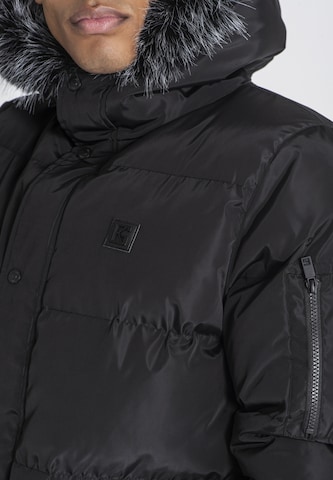 Gianni Kavanagh Winterjas in Zwart