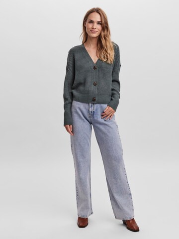 VERO MODA Πλεκτή ζακέτα 'VMLea' σε πράσινο