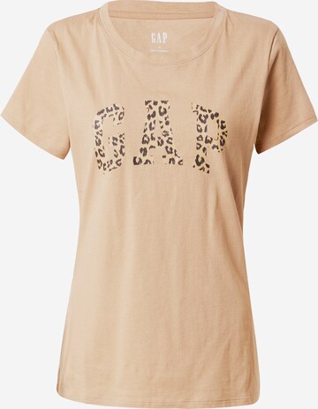 T-shirt GAP en beige : devant