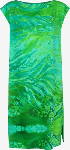 Csillag Zsuzsi Oversized dress 'Tree of life' in Green: front