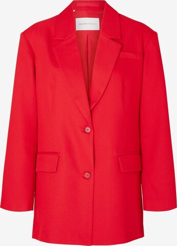 Blazer 'Maggie' SELECTED FEMME en rouge : devant