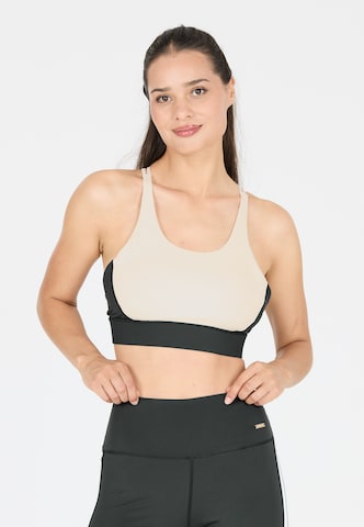 Athlecia Low Support Sport-BH 'Aspasia' in Weiß: Vorderseite