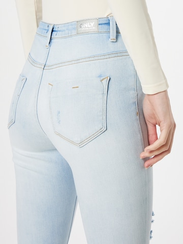 ONLY Skinny Jeans 'Forever' in Blau