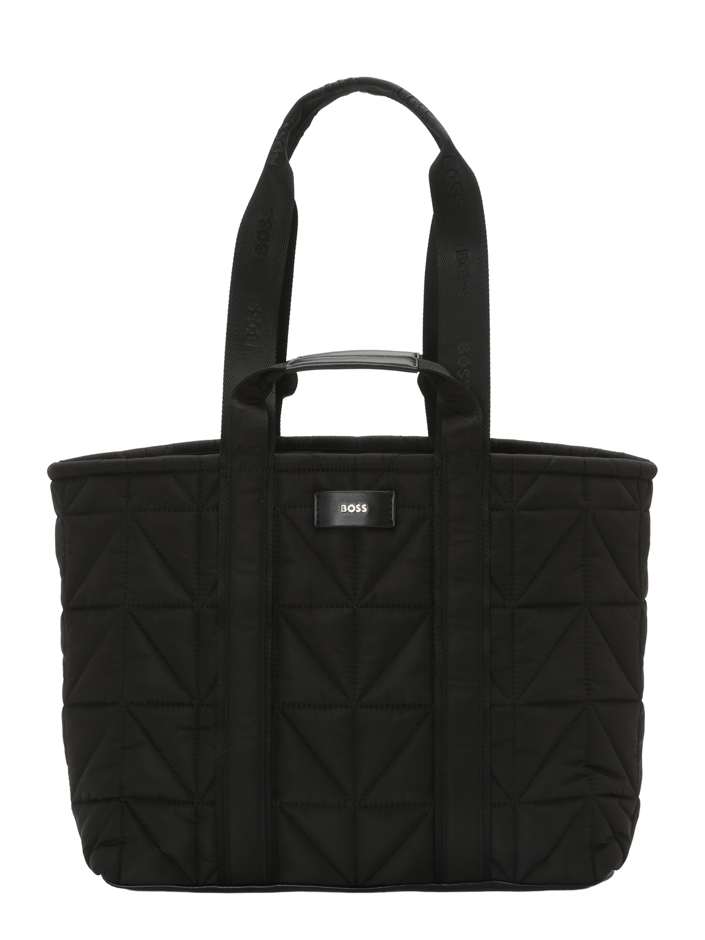BOSS Nakupovalna torba 'Palmah' | črna barva: sprednja stran