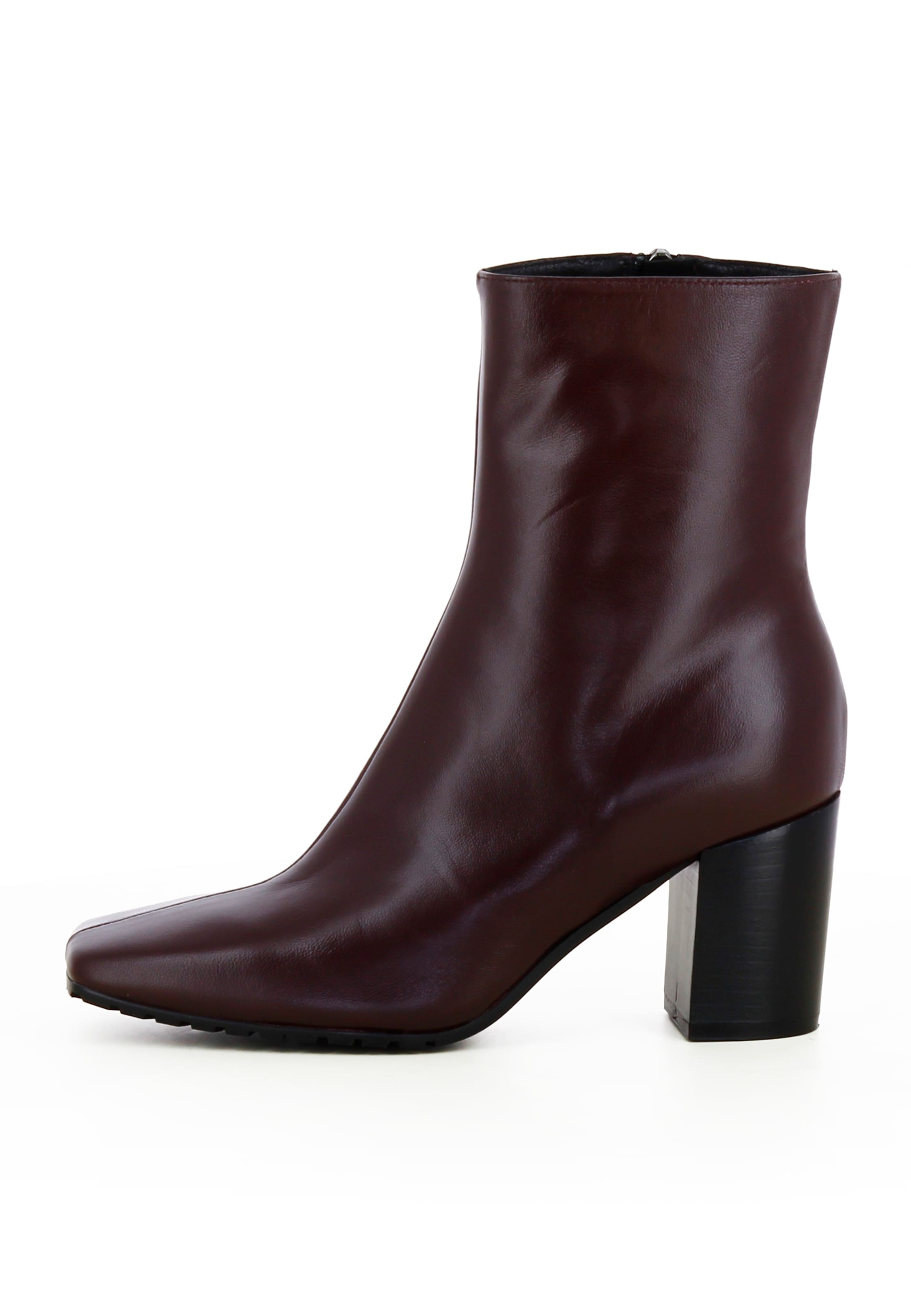 Bottines EVITA en rouge : devant