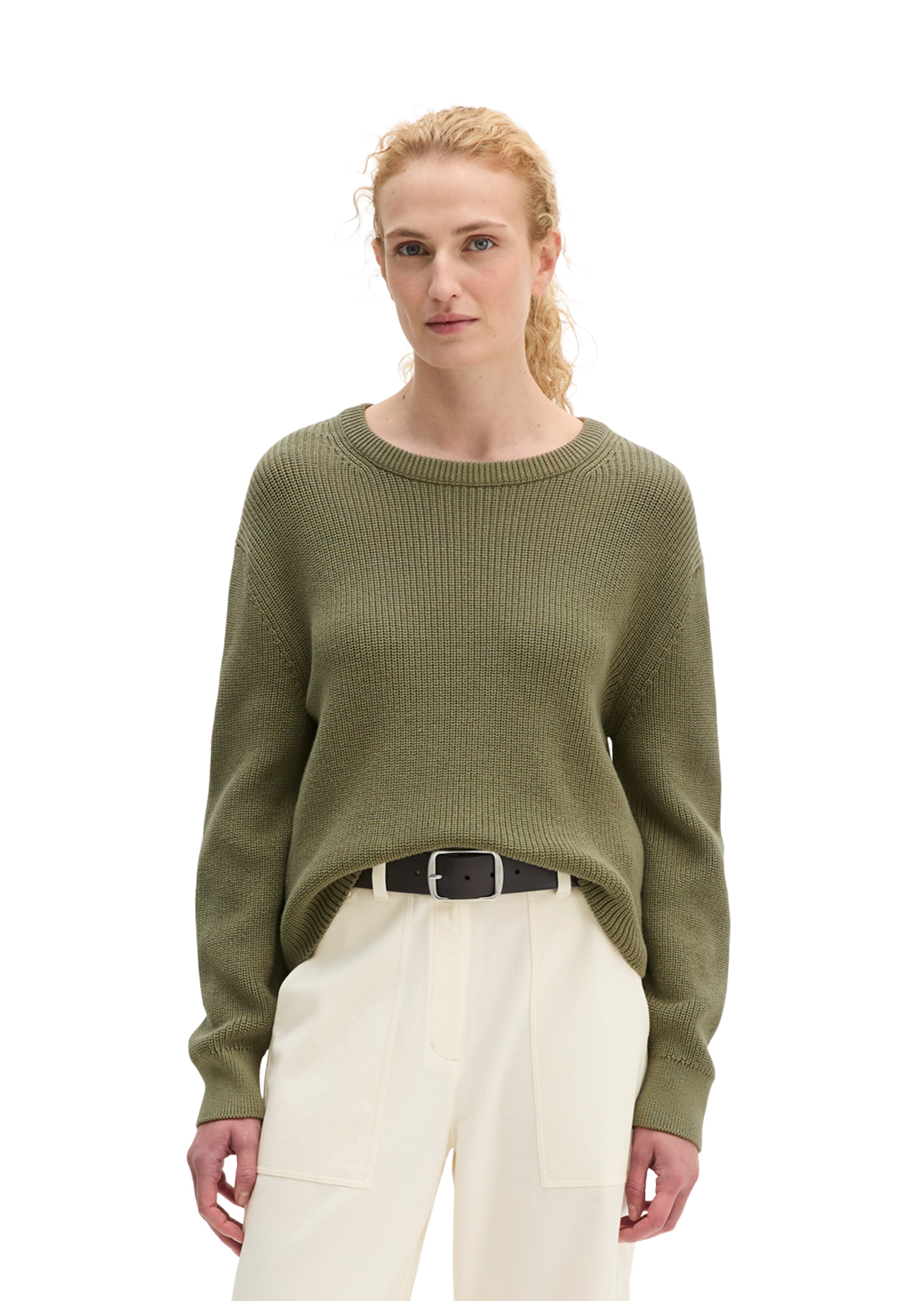 Marc O'Polo Sweater in Green: front