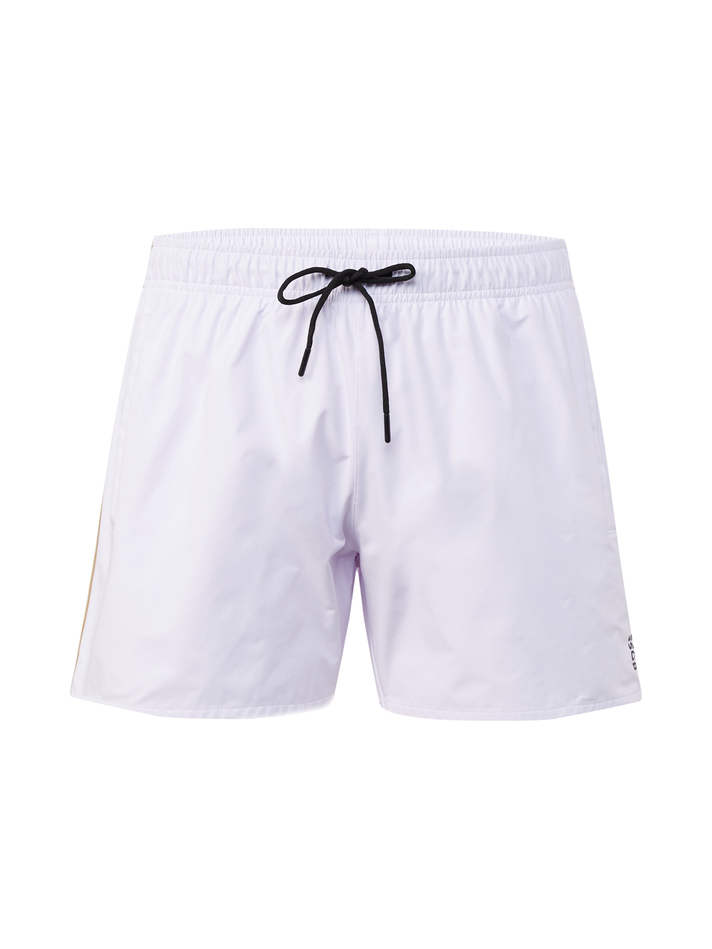 BOSS Board Shorts 'Iсonic' in White: front