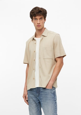 Fit confort Chemise s.Oliver en beige : devant