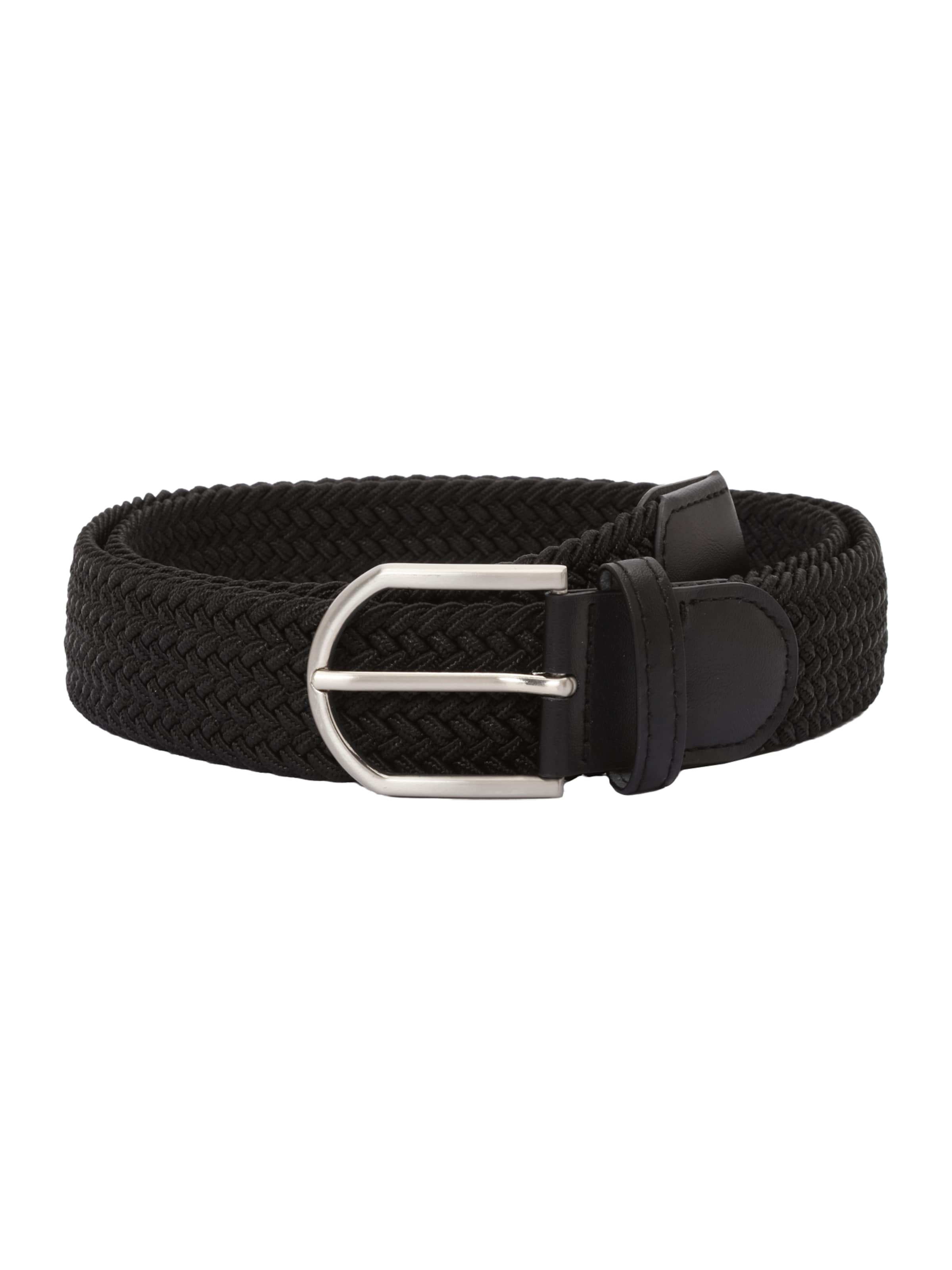 JACK & JONES Belt 'JACENZO' in Black: front