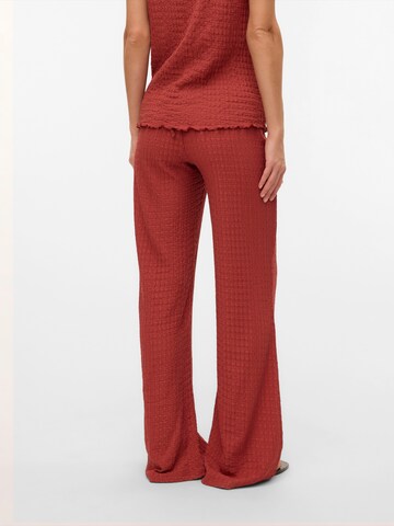 Wide Leg Pantalon 'MLADINE' MAMALICIOUS en marron