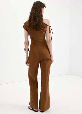 MANGO Jumpsuit 'Ory2' in Brown