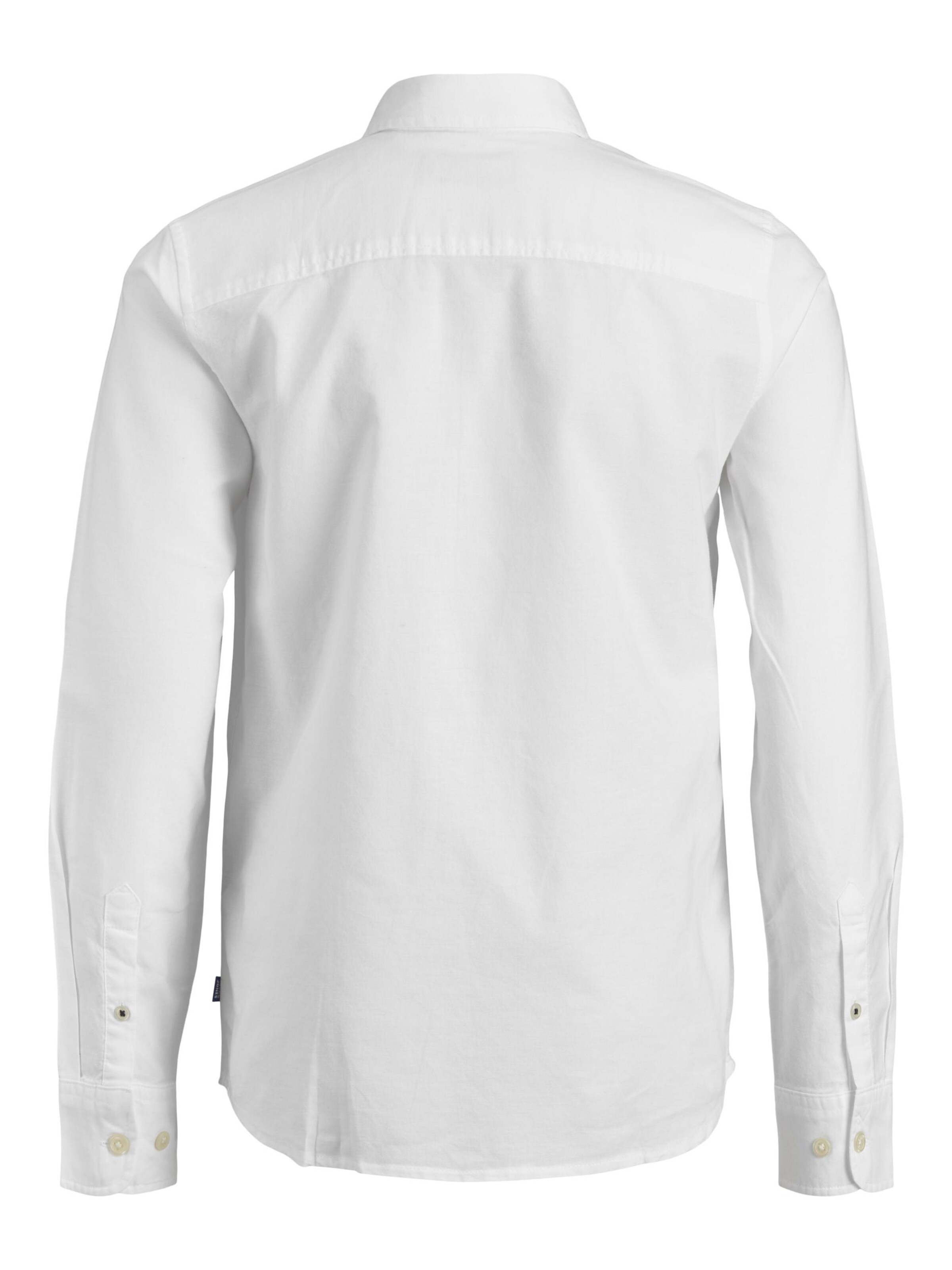 Jack & Jones Junior - Ajuste regular Camisa en blanco