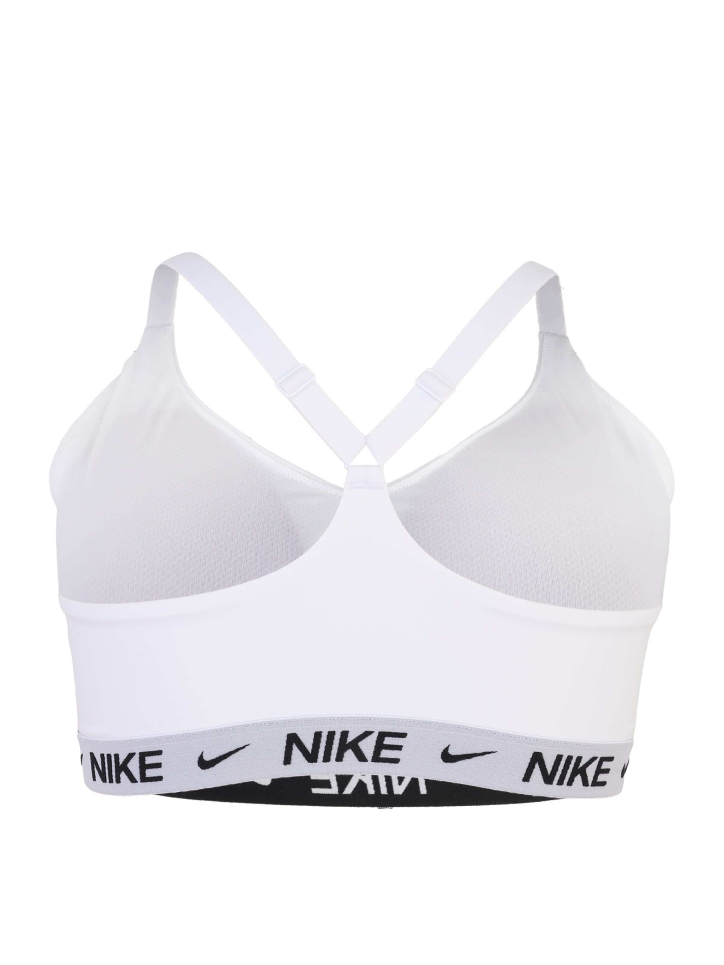 Bustier Soutien-gorge de sport 'INDY' NIKE en blanc