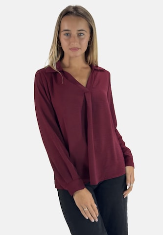 Elara Blouse in Rood