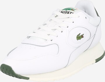 LACOSTE Sneakers laag 'LINETRACK 2231' in Wit: voorkant