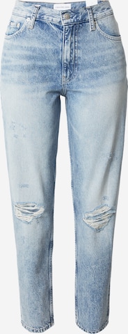 Calvin Klein Jeans - Vaquero 'Mama' en azul: frente