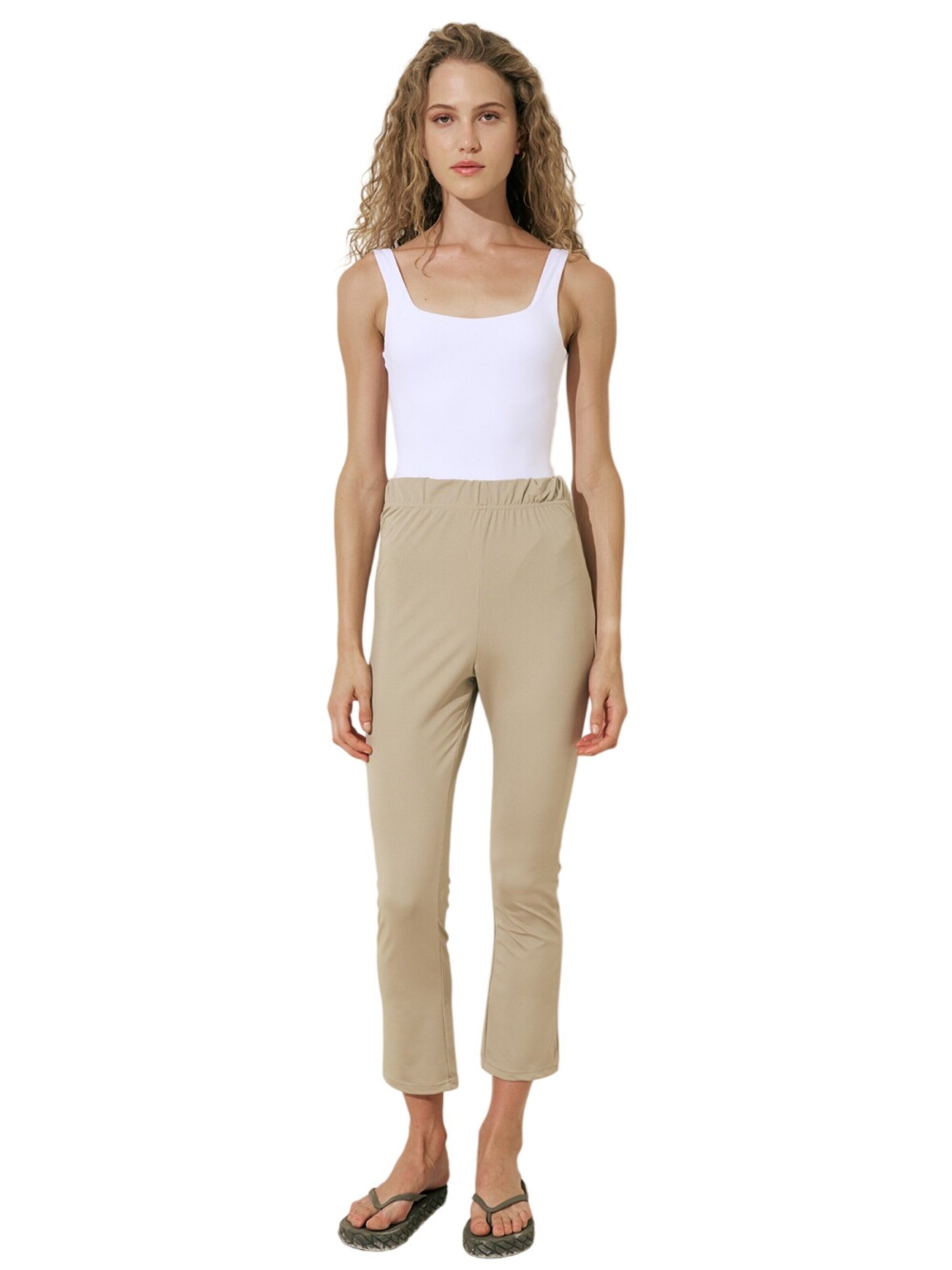 MANUKA Badeanzug‌‌ in Beige: Vorderseite