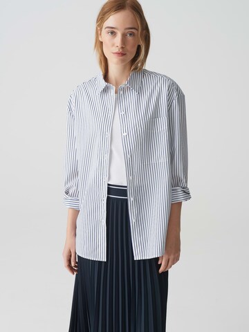 OPUS Bluse 'Frila' in Blau: Vorderseite