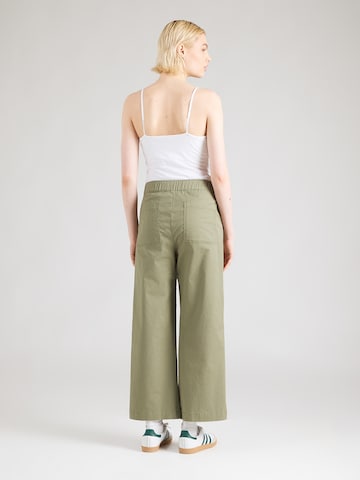 Wide Leg Pantalon GAP en vert : derrière