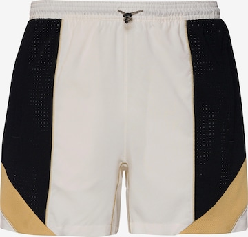 NIKE Workout Pants 'Strike-' in Beige: front
