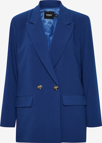 Blazer SOAKED IN LUXURY en bleu : devant