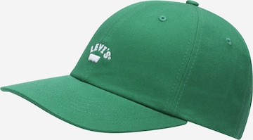 LEVI'S ® - Gorra 'Lazy Girl Logo Cap' en verde: frente