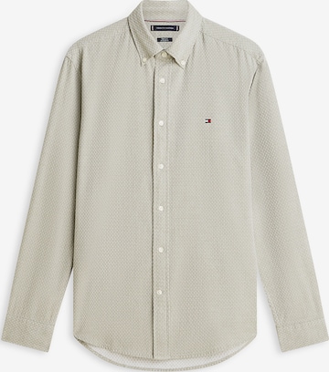 TOMMY HILFIGER Business shirt 'Flex' in Grey: front