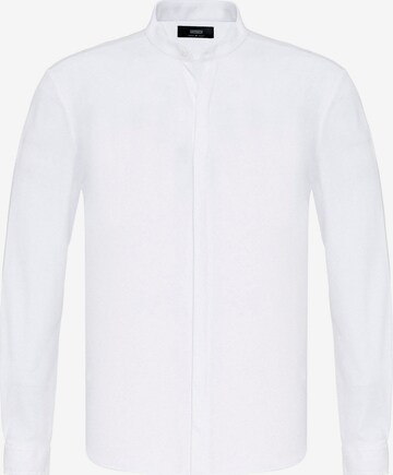 Antioch Slim Fit Бизнес риза в бяло: отпред