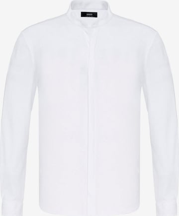 balta Antioch Priglundantis modelis Dalykinio stiliaus marškiniai: priekis