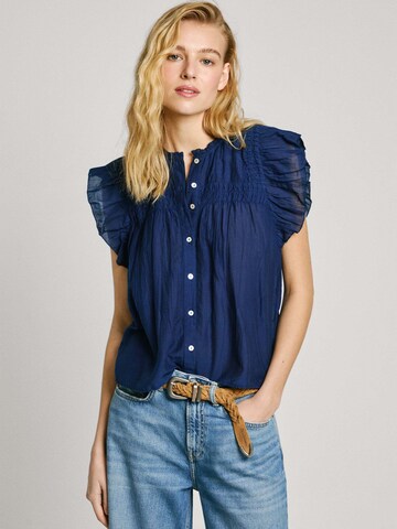 Pepe Jeans Blouse 'Diallo' in Blauw: voorkant