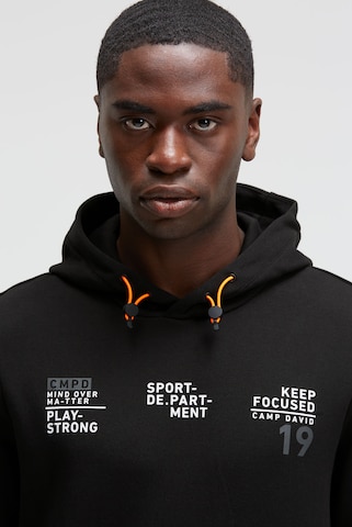 CAMP DAVID Sweatshirt in Black