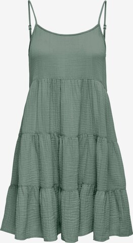 ONLY Letní šaty 'THYRA' – zelená: přední strana