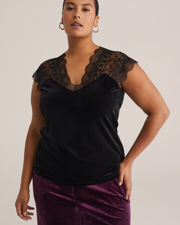 juoda WE Fashion Marškinėliai: priekis