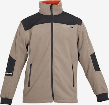 deproc Fleecejacke 'CANADA MN' in Braun: Vorderseite