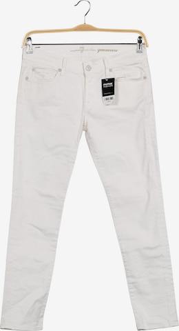7 for all mankind Jeans 30 in Weiß: Vorderseite
