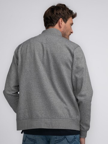 Petrol Industries Zip-Up Hoodie 'Takotna' in Grey