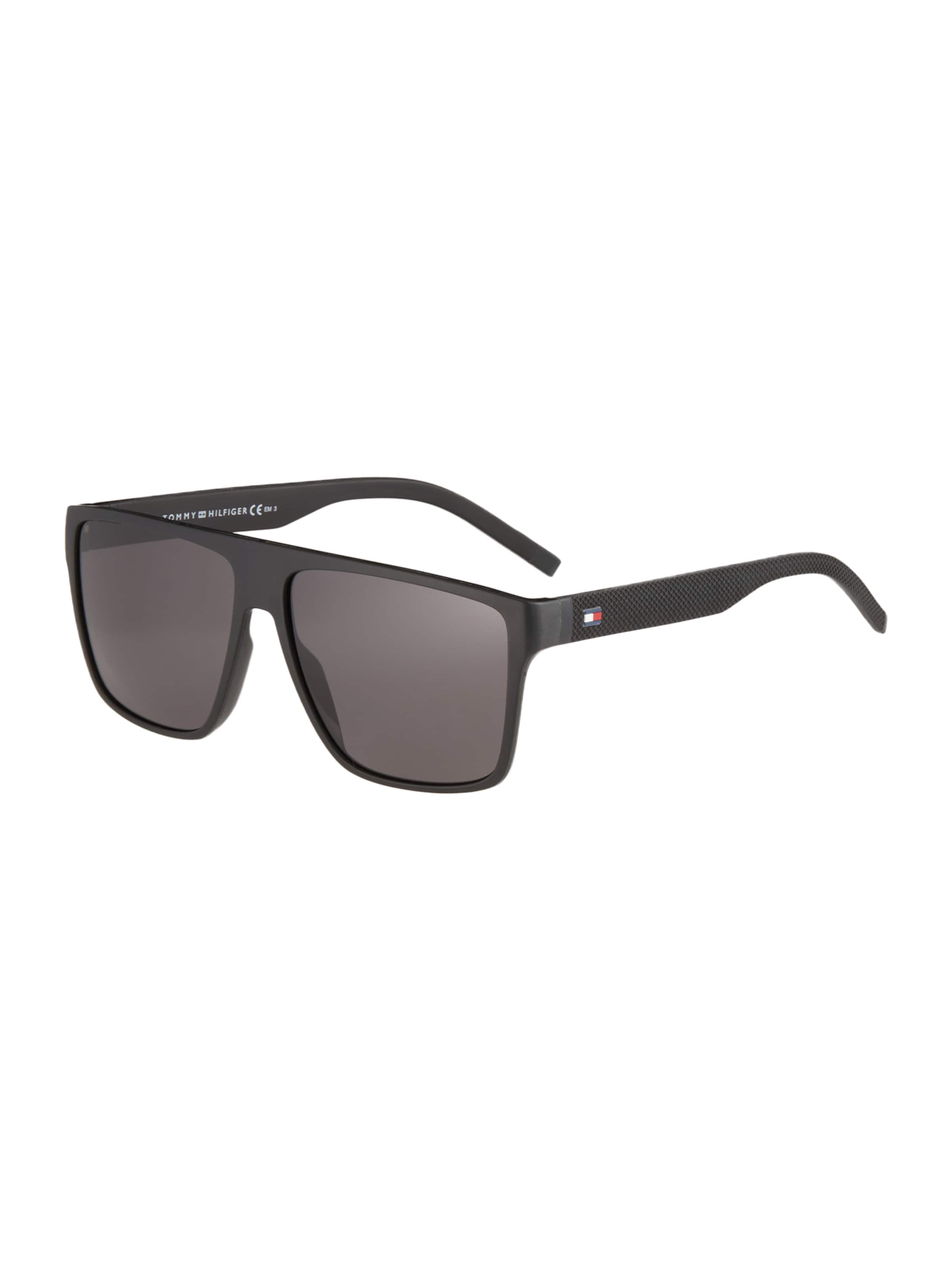 TOMMY HILFIGER Sonnenbrille 'TH 1717/S' in Schwarz: Vorderseite